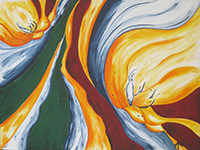 Acryl Gemälde Abstrakt Malen Ango